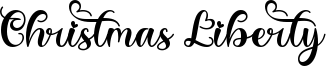Christmas Liberty Font