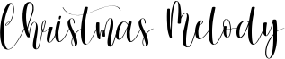 Christmas Melody Font
