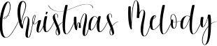 Christmas Melody Font