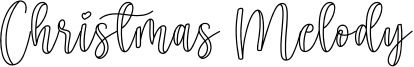 Christmas Melody Font
