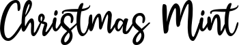 Christmas Mint Font