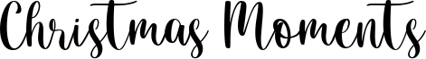 Christmas Moments Font