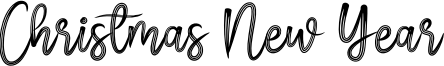 Christmas New Year Font