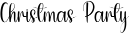 Christmas Party Font