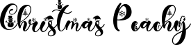 Christmas Peachy Font