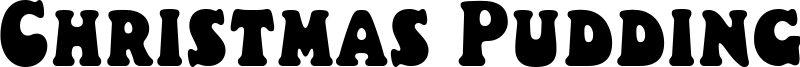 Christmas Pudding Font