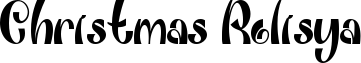 Christmas Rolisya Font