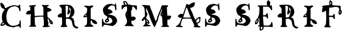 CHRISTMAS SERIF Font