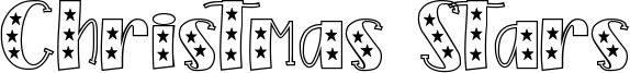 Christmas Stars Font