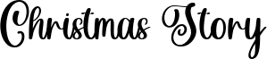 Christmas Story Font