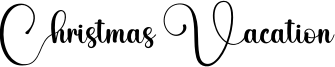 Christmas Vacation Font