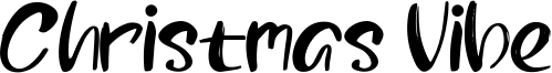 Christmas Vibe Font