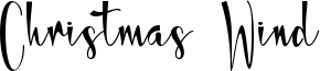 Christmas Wind Font