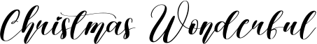 Christmas Wonderful Font