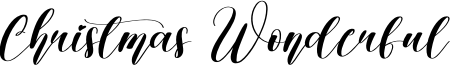 Christmas Wonderful Font