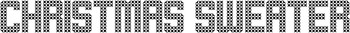 Christmas Sweater Font