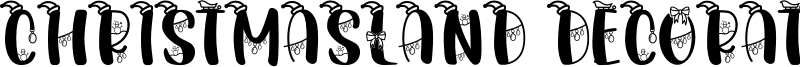 Christmasland Decorative Font
