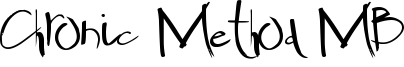 Chronic Method MB Font