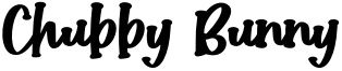 Chubby Bunny Font