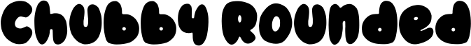 Chubby Rounded Font