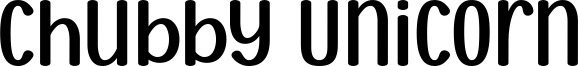 Chubby Unicorn Font
