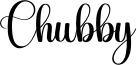 Chubby Font