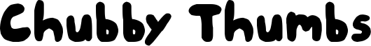 Chubby Thumbs Font