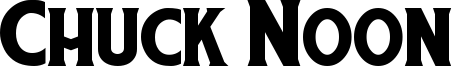 Chuck Noon Font