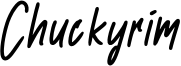 Chuckyrim Font