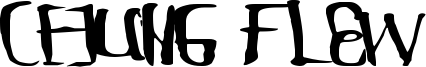 Chung Flew Font