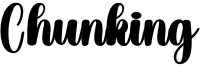 Chunking Font