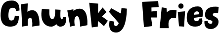 Chunky Fries Font