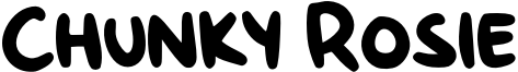Chunky Rosie Font