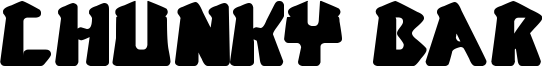 Chunky Bar Font
