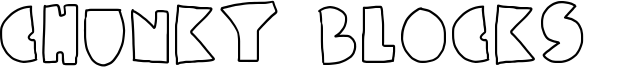 Chunky Blocks  Font