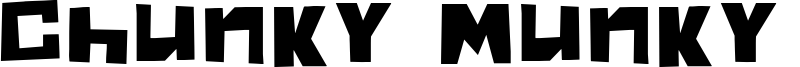 Chunky Munky One Font