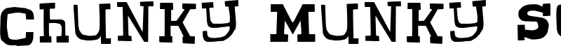 Chunky Munky Serif Font
