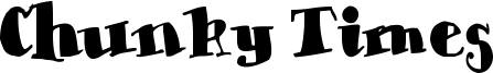 Chunky Times Font