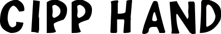 Cipp Hand Font