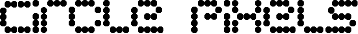 Circle Pixels Font