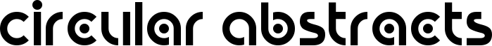 Circular Abstracts Font