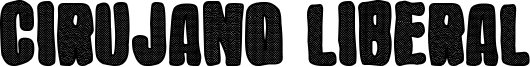 Cirujano Liberal Font