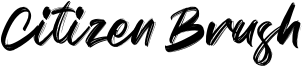 Citizen Brush Font