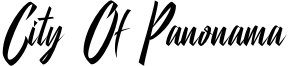 City Of Panonama.otf
