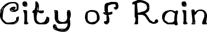 City of Rain Font