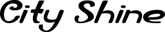 City Shine Font