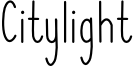 Citylight Font