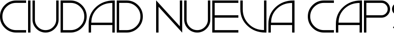 Ciudad Nueva Caps Font