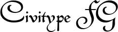 Civitype FG Font