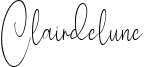 Clairdelune Font